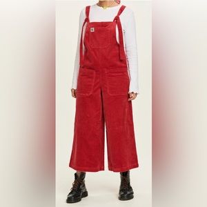 Jenny Dungaree: ORGANIC CORDUROY - Raspberry SZ 20 Overalls excellent condition